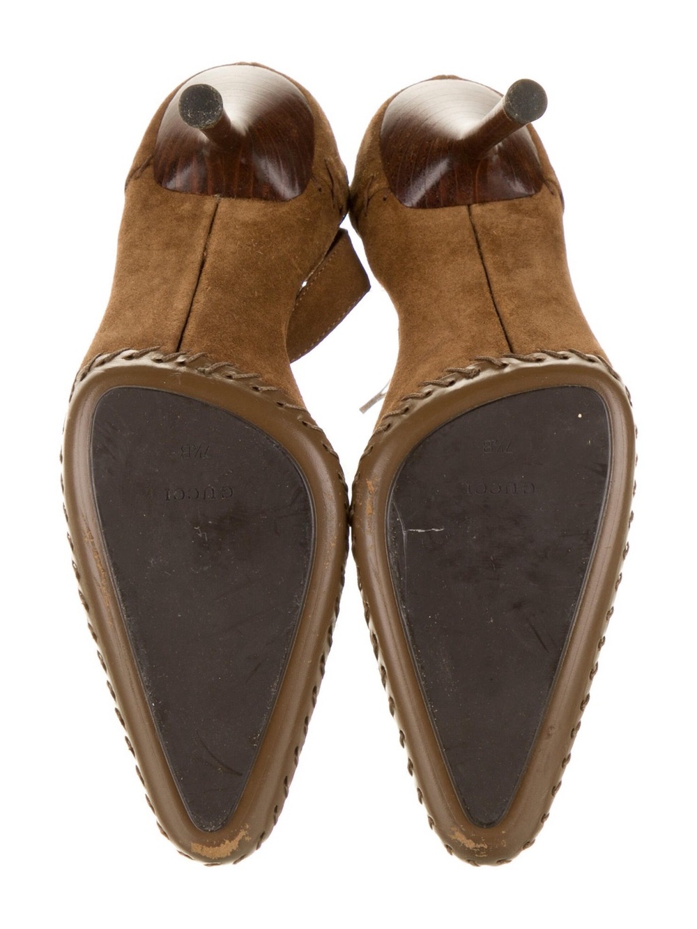 Gucci D'Orsay Suede Heels *vintage* - Picture 2 of 8